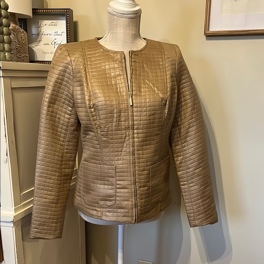 Quilted Gold Jacket